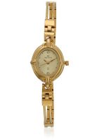 Maxima Golden Analog Watch