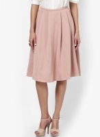 New Look Pink Flared Skirt