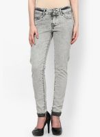 Pepe Jeans Solid Grey Jeans