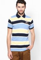 Proline Blue Striped Polo T-Shirts