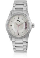 Puma Pu103172001U Silver/White Analog Watch