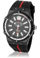 Q&Q Attractive Stylish Sport DA02J522Y Black/Black Analog Watch