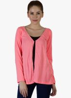 Rigo Pink Solid Shrug