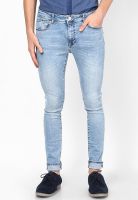 River Island Blue Jerry Super Skinny Jeans