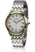 Seiko Skk706P1 Silver/White Analog Watch