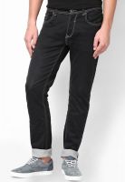 Spykar Black Slim Fit Jeans