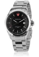 Swiss Eagle Swiss made Field SE-9035-11 Silver/Black Analog Watch