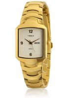 Timex CW12 Gold/White Analog Watch