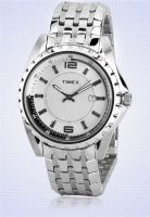 Timex H902 Silver/White Analog Watch