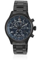 Timex T49939 Silver/Blue Chronograph Watch