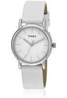 Timex Ti000u60000 White/Silver Analog Watch