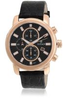 Titan 9486Wl01J Black/Black Chronograph Watch