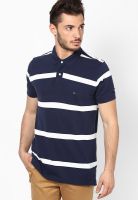 Tommy Hilfiger Classic Navy Blue Half Sleeve Polo T-Shirts