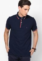 Tommy Hilfiger Navy Blue-Pt Half Sleeve Polo T-Shirt