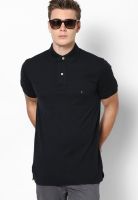 Tommy Hilfiger New Black Half Sleeve Polo T-Shirt