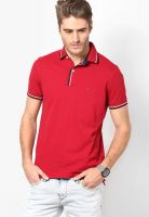 Tommy Hilfiger Rio Red-Pt Half Sleeve Polo T-Shirt
