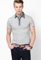 s.Oliver Grey Polo T-Shirt