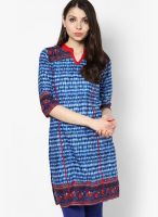 Ayaany Blue Cotton Kurta