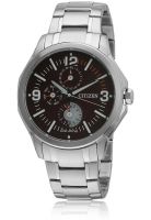 CITIZEN Ap4000-58X Silver/Black Analog Watch