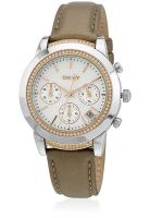 DKNY Ny8586 Brown/White Chronograph Watch