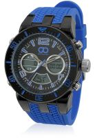 Gio Collection Blue Analog & Digital Watch