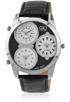 Gio Collection G0014-01 Black Analog Watch