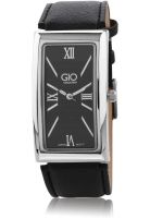Gio Collection Gio G0003-01 Black Analog Watch