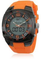 Gio Collection Orange Analog/Digital Watch