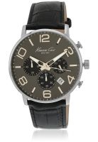 Kenneth Cole Ikc8007 Black/Grey Chronograph Watch