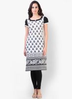 Libas White Printed Kurtas