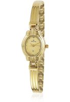Maxima Gold 01782Bmly Gold/Gold Analog Watch