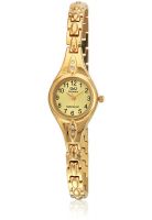 Q&Q S131-003NY Golden/Golden Analog Watch