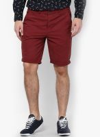 River Island Red Mama Chino Shorts