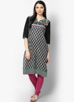 Shree Black Printed Kurta