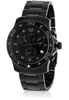 Swiss Eagle Swiss Made Dive Se-9001-77 Black/Black Chronograph Watch