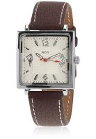 Adine Ad313 Brown/Silver Analog Watch