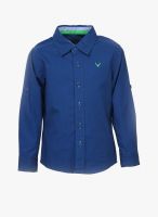 Allen Solly Blue Casual Shirt