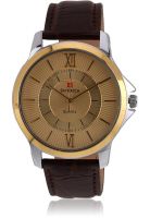 Baywatch 10001 Brown/Golden Analog Watch