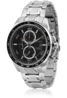 CITIZEN Eco Drive Titanium Ca0341-52E Silver/Black Chronograph Watch