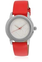 DKNY NY8804 Red/White Analog Watch