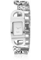 D&G Dw0494 Silver/White Analog Watch
