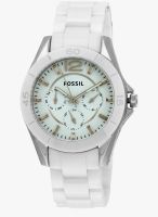 Fossil Ce1002-O White/White Analog Watch