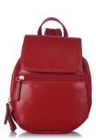 Hidesign Poppy Red Leather Backpack