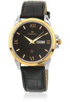 Maxima Gold 26343Lmgt Black Analog Watch