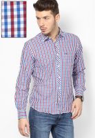 Peter England Red Casual Shirt