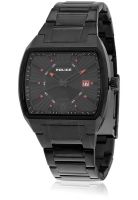 Police 13407Jsb/02M Dark Grey/Black Analog Watch