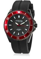 Q&Q DF00J502Y Black/Red Analog Watch