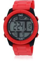 Q&Q M123J009Y Red/Black Digital Watch