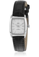 Q&Q P331J301Y Black/White Analog Watch