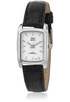 Q&Q P333J301Y Black/White Analog Watch